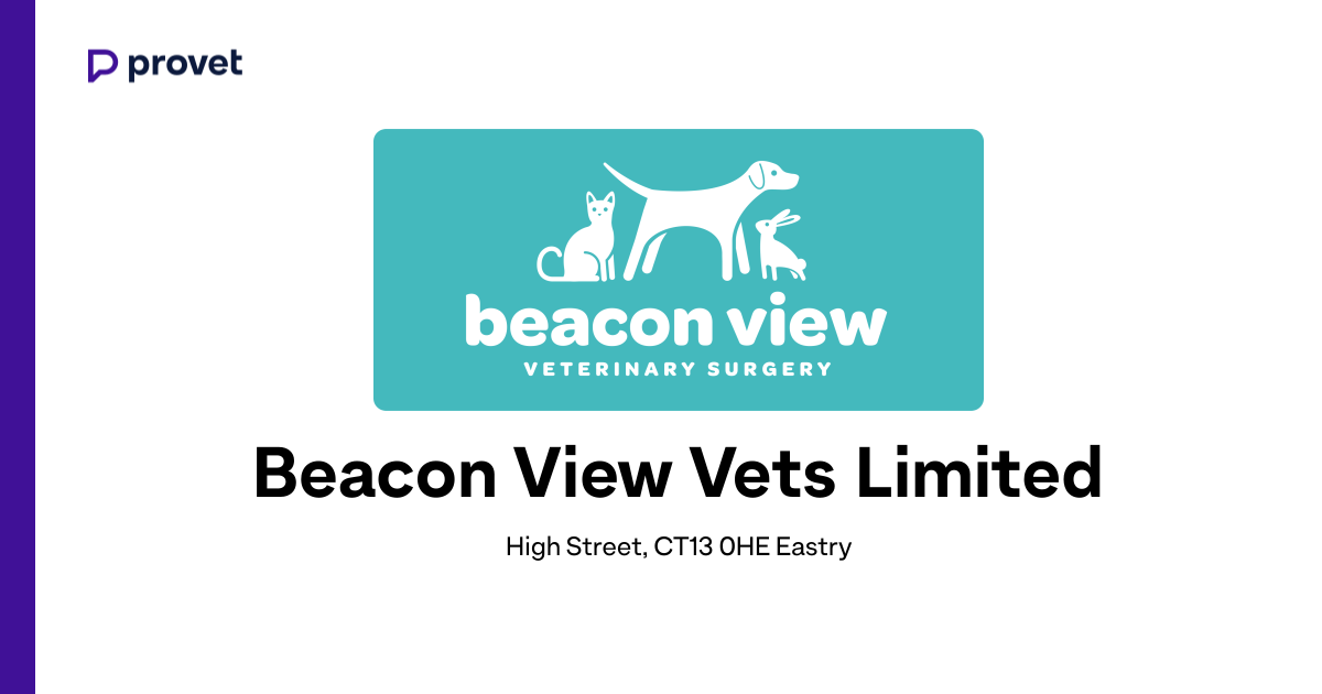 Book a Vet Appointment | Beacon View Vets Limited, Eastry | Provet.com