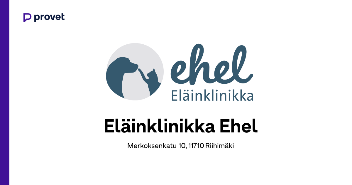 Eläinklinikka Ehel, Riihimäki | Varaa aika
